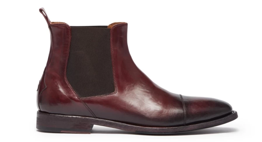 Oliver Sweeney Men's Cadotto Burgundy Leather Dress Shoes
