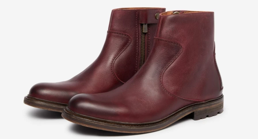 Oliver Sweeney Men's Sarzedo Burgundy Leather Dress Shoes