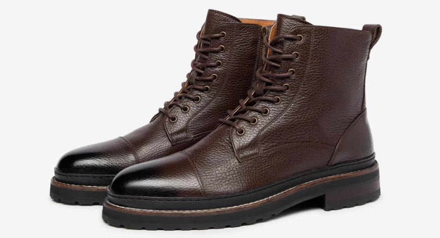 Oliver Sweeney Men's Kamma Brown Leather Dress Shoes