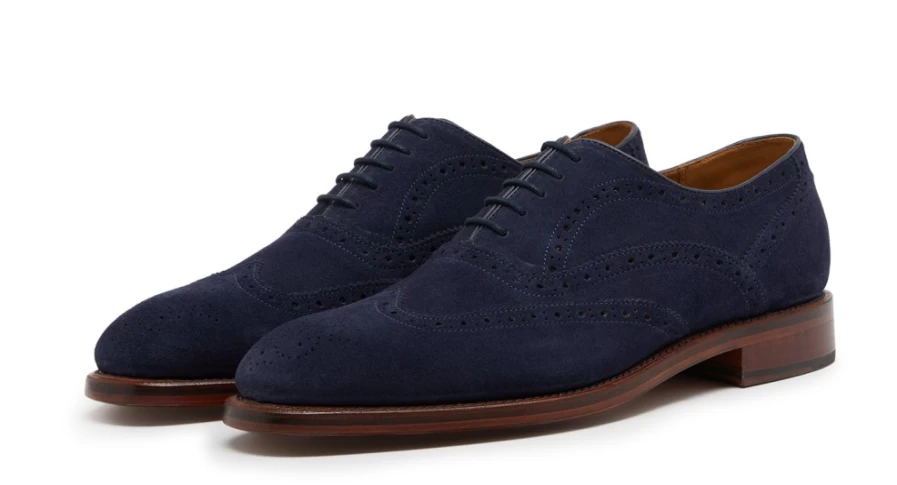 Oliver Sweeney Men's Aldeburgh Navy Leather Dress Shoes