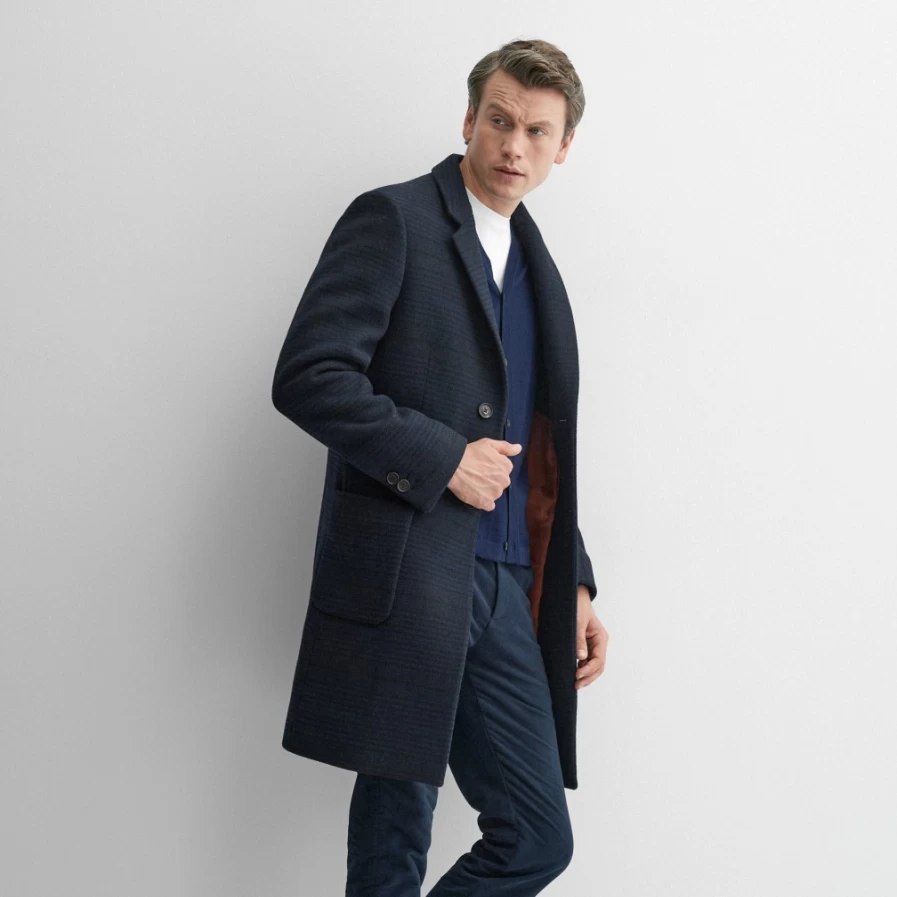 Oliver Sweeney Men's Eglinton Navy Check Dress Shoes