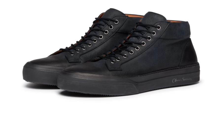 Oliver Sweeney Men's Manteigas Dark Navy Dress Shoes