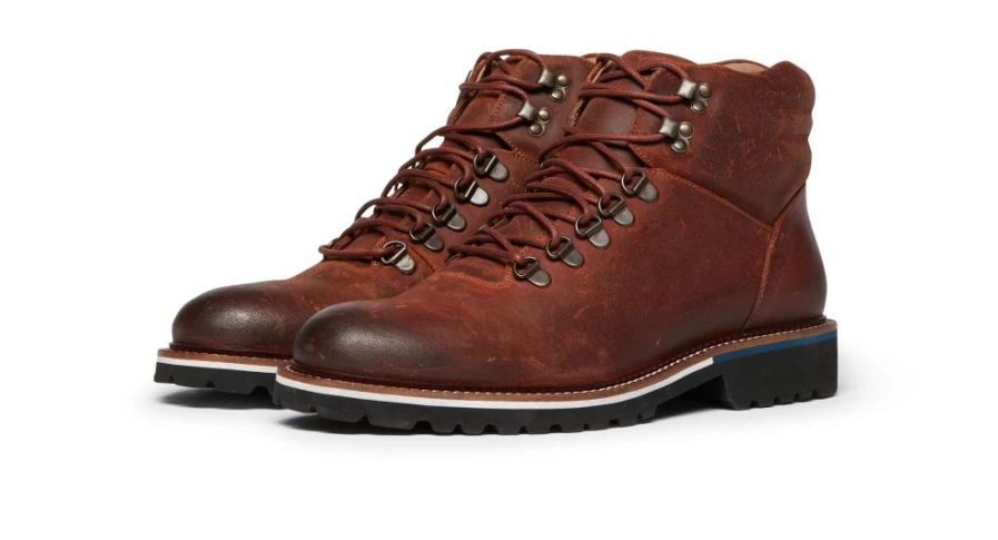 Oliver Sweeney Men's Braaid Rust Leather Boots - Premium Quality Footwear for Men