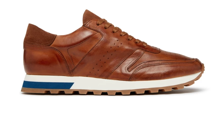 Oliver Sweeney Men's Orjais Tan Leather Dress Shoes