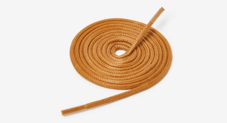 Oliver Sweeney Men's Extra Long Thick Tan Round Shoelaces for Dress Shoes