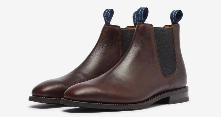 Oliver Sweeney Men's Lochside Dark Brown Leather Dress Shoes