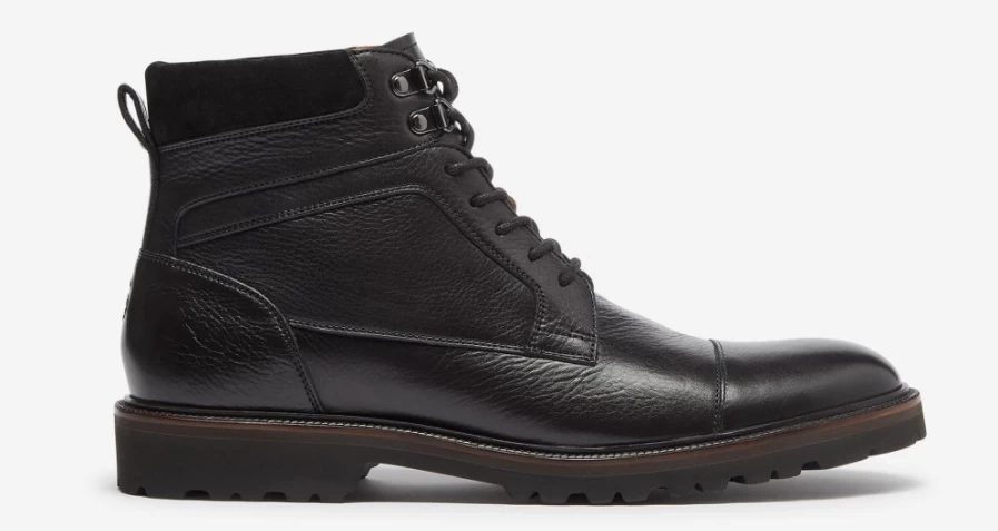 Oliver Sweeney Men's Woodstock Black Leather Dress Shoes