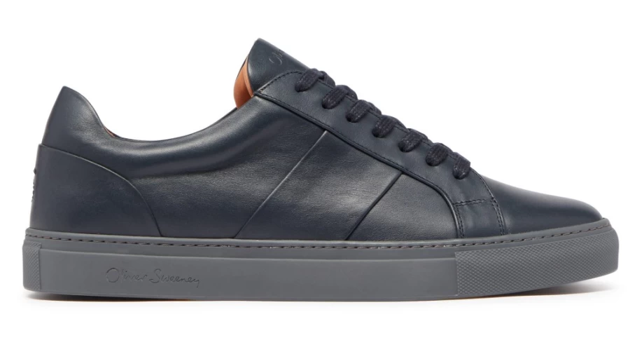 Oliver Sweeney Men's Quintos Navy Leather Dress Shoes