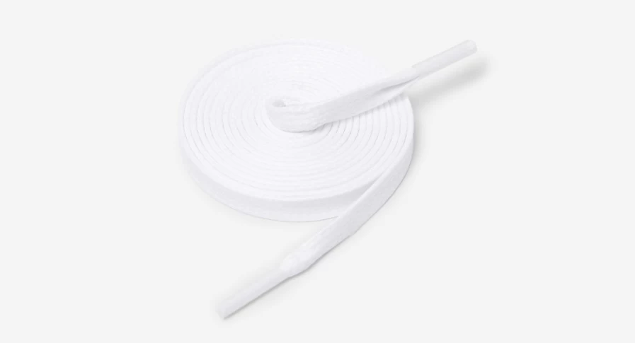 Oliver Sweeney Men's Extra Long Flat White Shoelaces for Dress Shoes