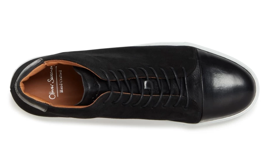 Oliver Sweeney Men's Torrejao Black Leather Dress Shoes