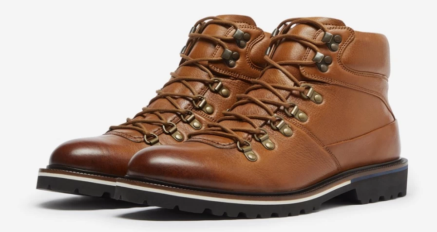 Oliver Sweeney Men's Rispond Light Tan Leather Dress Shoes