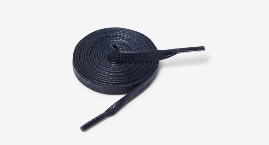 Oliver Sweeney Men's Navy Extra Long Flat Shoelaces for Dress Shoes