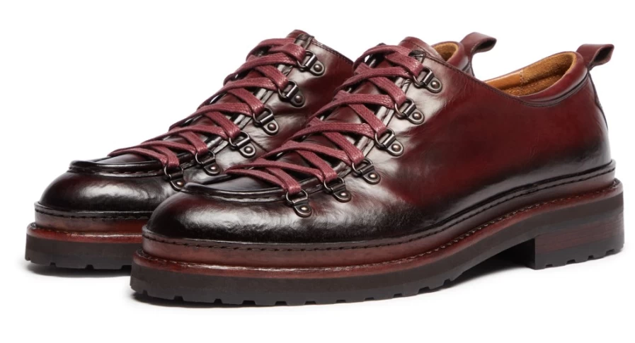 Oliver Sweeney Men's Adige Burgundy Leather Dress Shoes