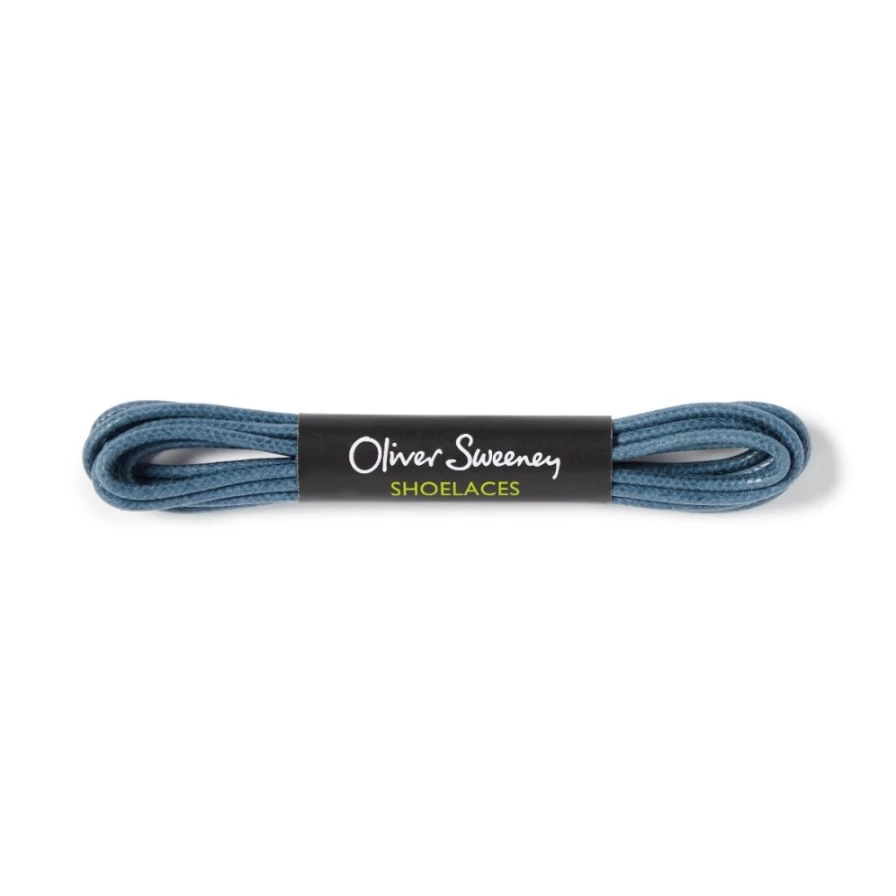 Oliver Sweeney Men's Blue Round Medium Shoe Laces