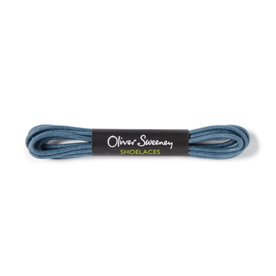 Oliver Sweeney Men's Blue Round Medium Shoe Laces
