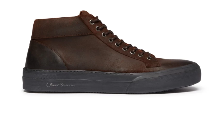 Oliver Sweeney Men's Manteigas Brown Leather Dress Shoes