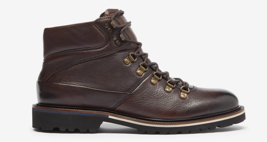 Oliver Sweeney Men's Rispond Dark Brown Leather Dress Shoes
