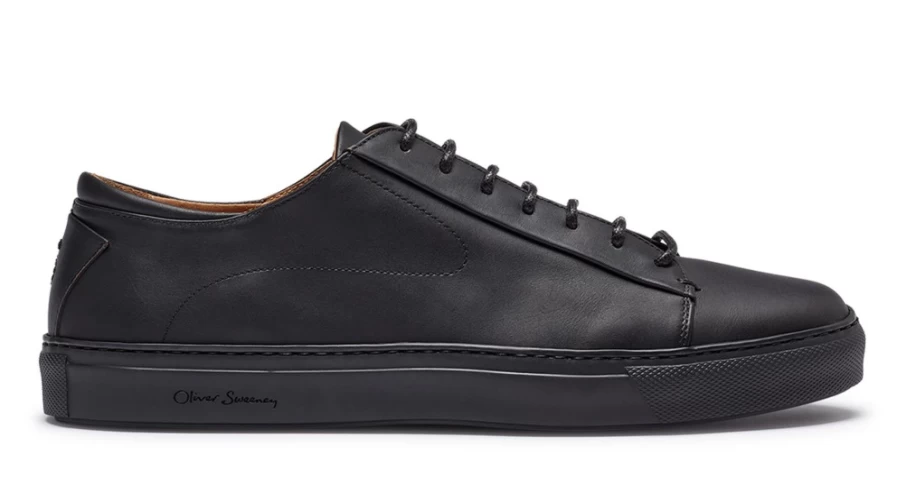 Oliver Sweeney Men's Sirolo Nero Leather Dress Shoes – Premium Italian Formal Footwear for Men