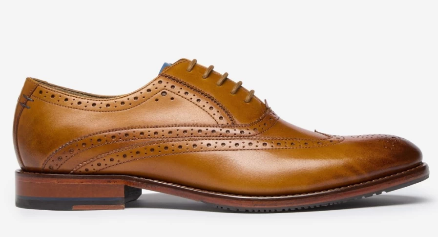 Oliver Sweeney Men's Ledwell Light Tan Leather Dress Shoes