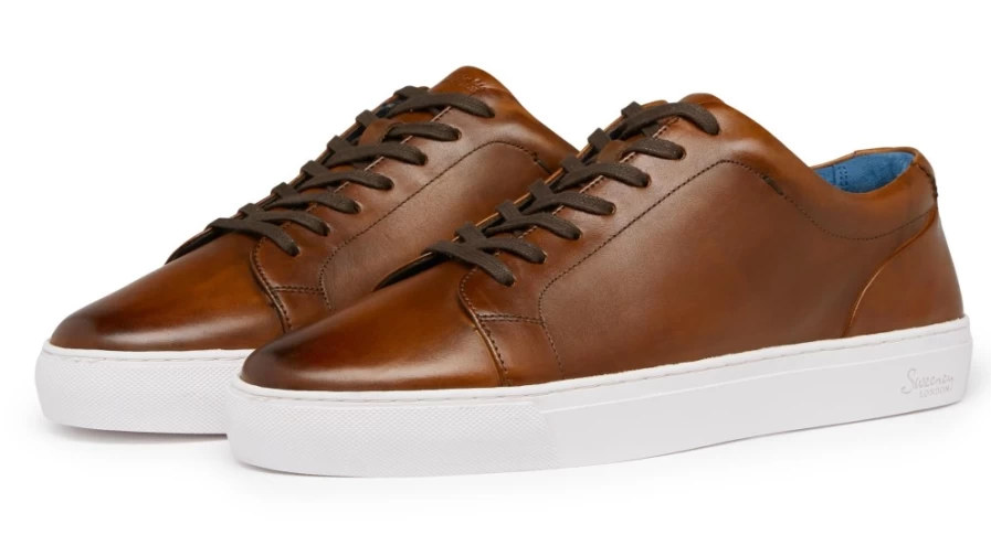 Oliver Sweeney Hayle Cognac Men's Luxury Leather Shoes