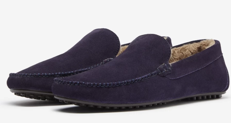 Oliver Sweeney Men's Landa Navy Leather Dress Shoes