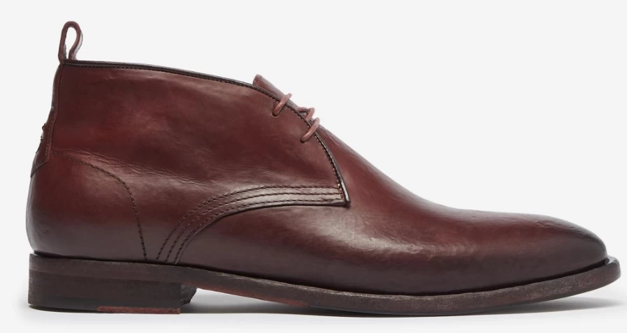 Oliver Sweeney Men's Acconia Burgundy Leather Dress Shoes
