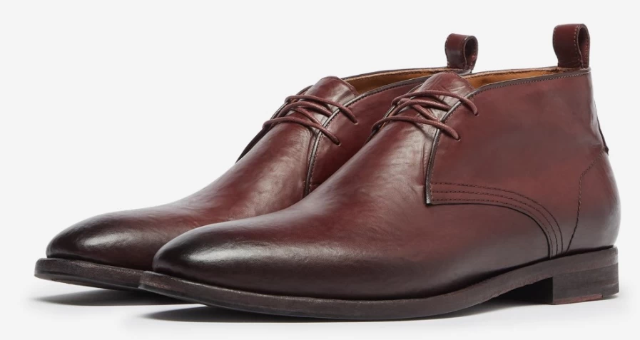 Oliver Sweeney Men's Acconia Burgundy Leather Dress Shoes