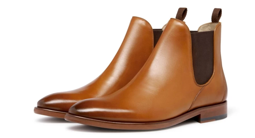 Oliver Sweeney Men's Allegro Light Tan Leather Dress Shoes