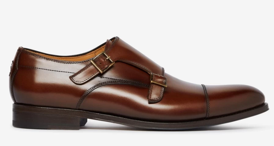 Oliver Sweeney Men's Segovia Dark Tan Leather Dress Shoes