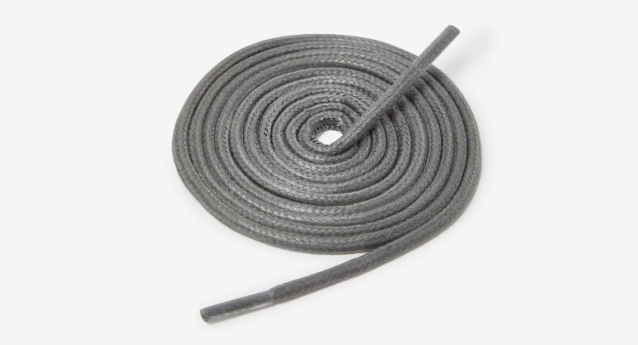 Oliver Sweeney Men's Extra Long Thick Grey Shoelaces for Dress Shoes