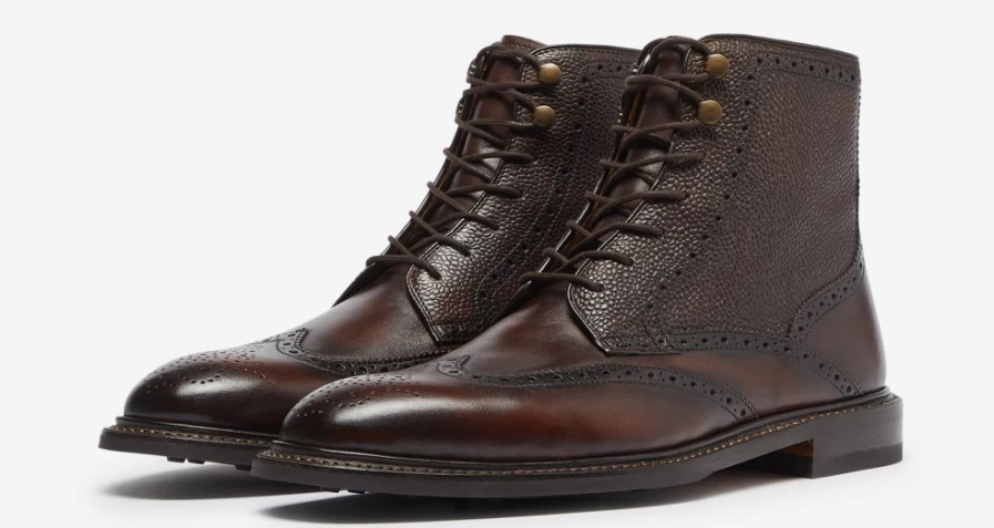Oliver Sweeney Men's Blackwater Brown Leather Dress Shoes