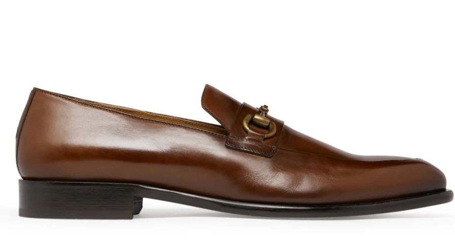 Oliver Sweeney Men's Vaccona Dark Tan Leather Dress Shoes