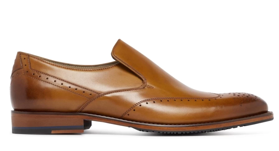 Oliver Sweeney Men's Furbogh Light Tan Leather Dress Shoes