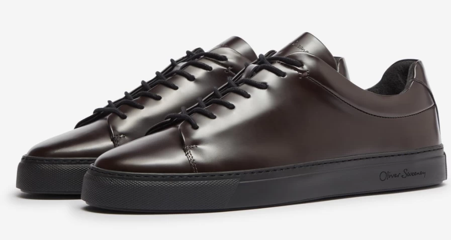 Oliver Sweeney Men's Izeda Burgundy Leather Dress Shoes