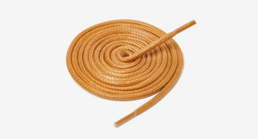 Oliver Sweeney Men's Long Thick Tan Shoe Laces for Dress Shoes