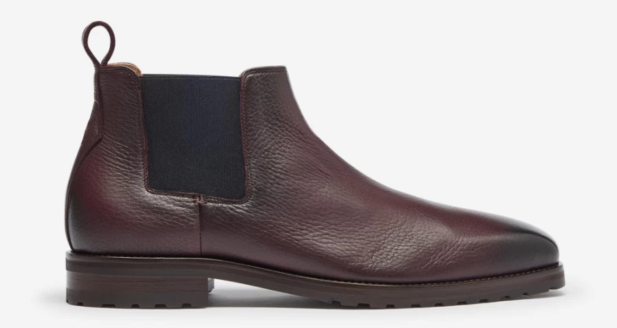 Oliver Sweeney Men's Arditi Burgundy Leather Dress Shoes