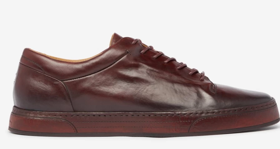 Oliver Sweeney Men's Prio Burgundy Leather Dress Shoes for Formal Occasions