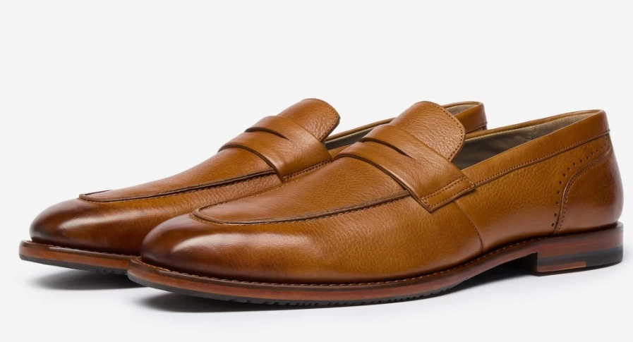 Oliver Sweeney Men's Buckland Tan Leather Dress Shoes