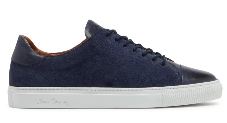 Oliver Sweeney Men's Ossos Navy Leather Dress Shoes