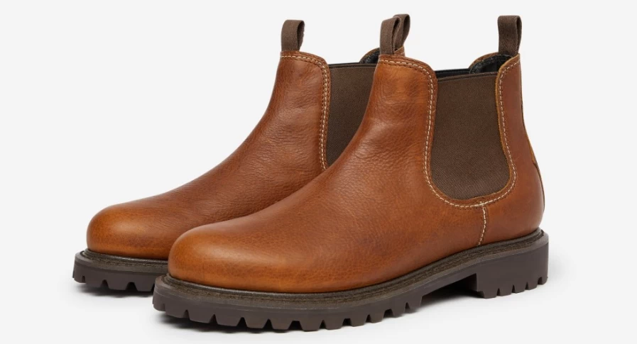 Oliver Sweeney Men's Blythborough Dark Tan Leather Dress Shoes