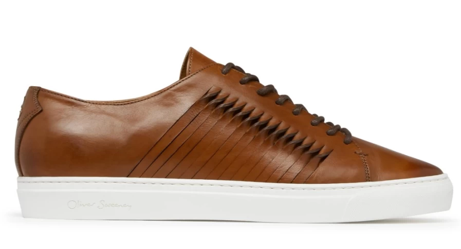 Oliver Sweeney Men's Mozzalago Tan Leather Dress Shoes