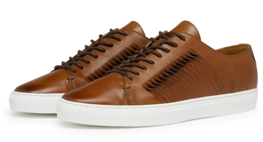 Oliver Sweeney Men's Mozzalago Tan Leather Dress Shoes