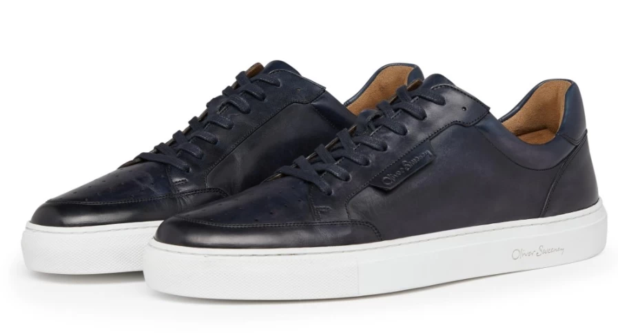 Oliver Sweeney Men's Edwalton Navy Luxury Dress Shoes