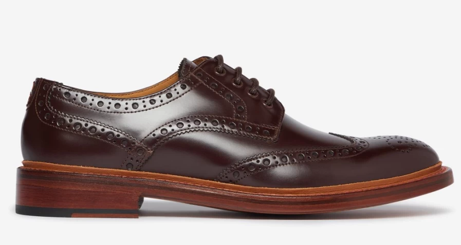 Oliver Sweeney Men's Saunders Burgundy Leather Dress Shoes