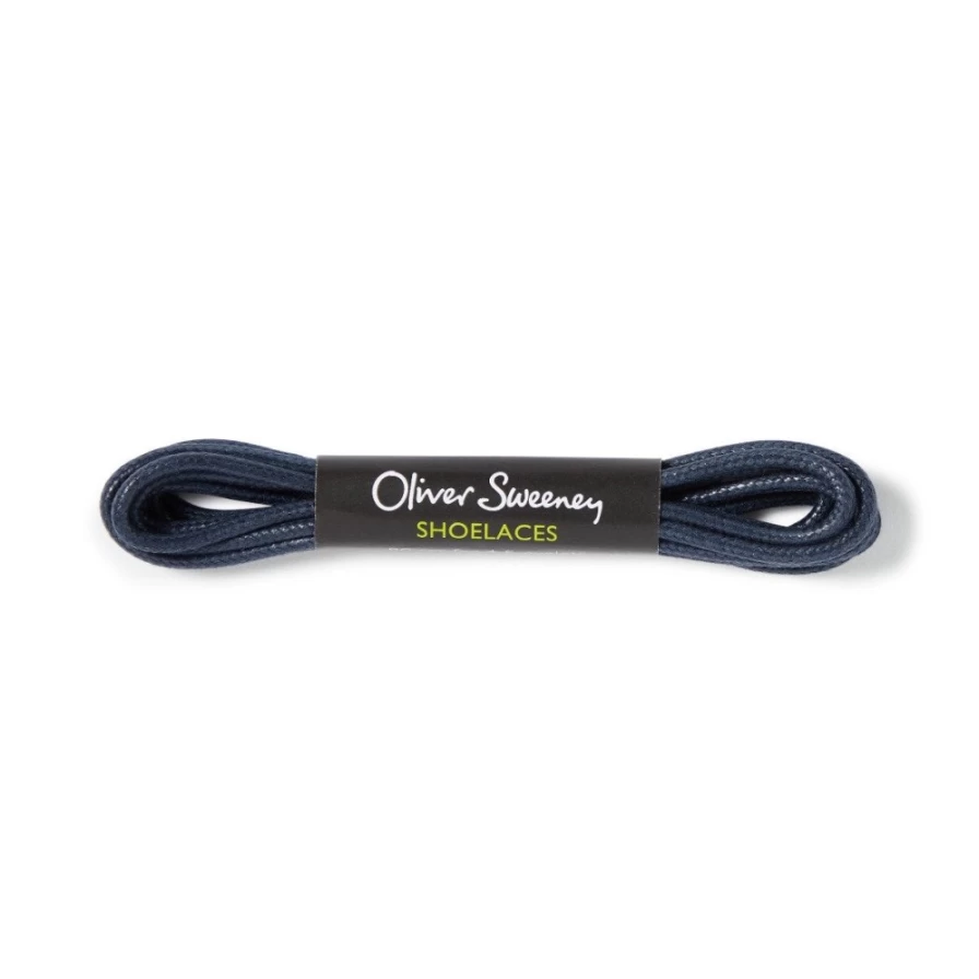 Oliver Sweeney Men's Navy Blue Round Medium Shoe Laces