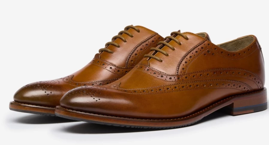 Oliver Sweeney Men's Ledwell Tan Leather Dress Shoes - Premium Quality Formal Footwear