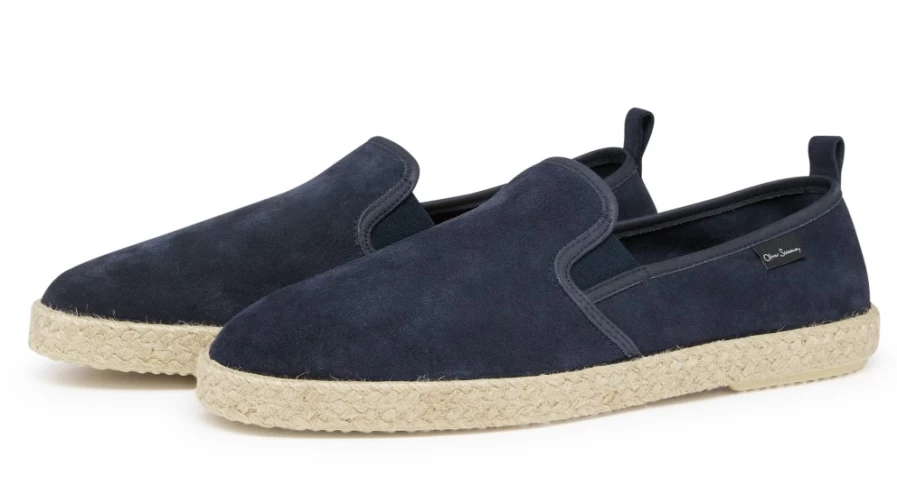 Oliver Sweeney Men's Moncayo Navy Suede Loafers