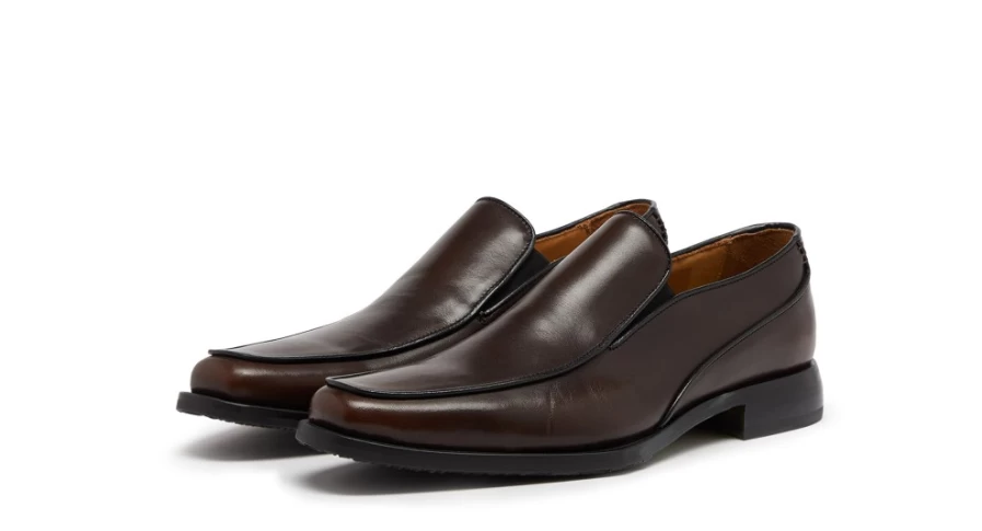 Oliver Sweeney Men's Stella Dark Brown Leather Dress Shoes