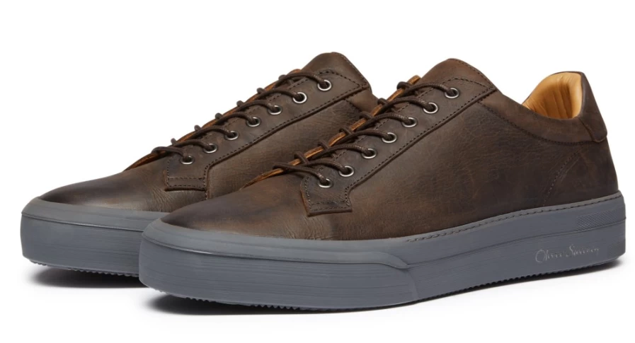 Oliver Sweeney Men's Penacova Brown Leather Dress Shoes